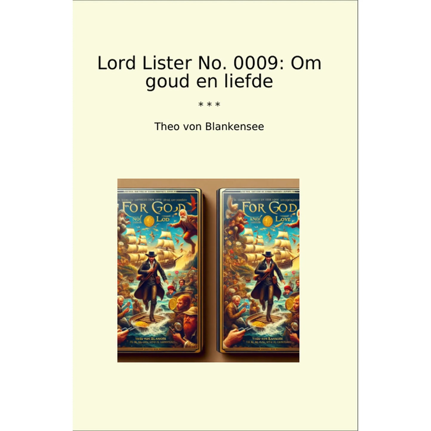 Book cover Lord Lister No. 0009: Om goud en liefde