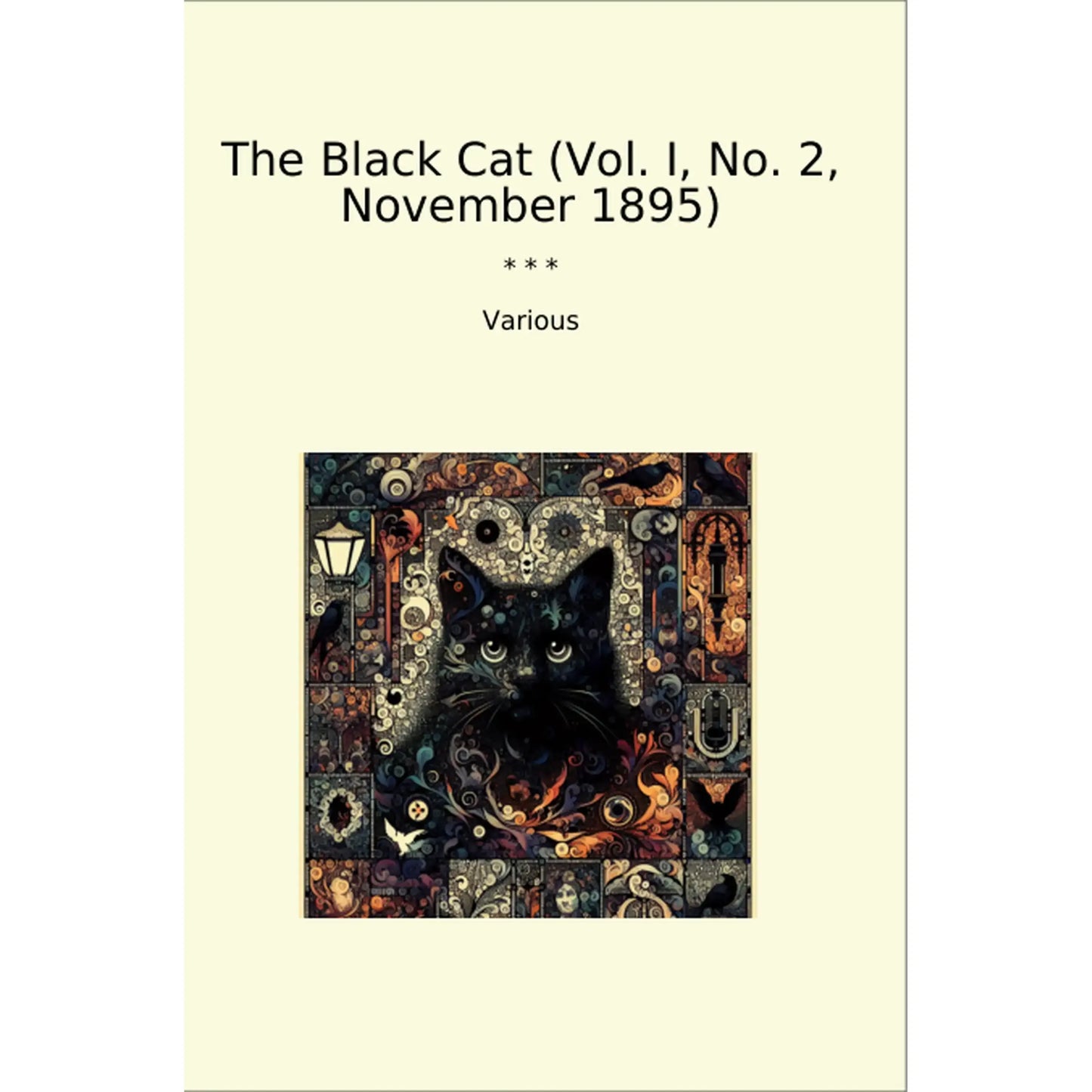 Book cover The Black Cat (Vol. I, No. 2, November 1895)