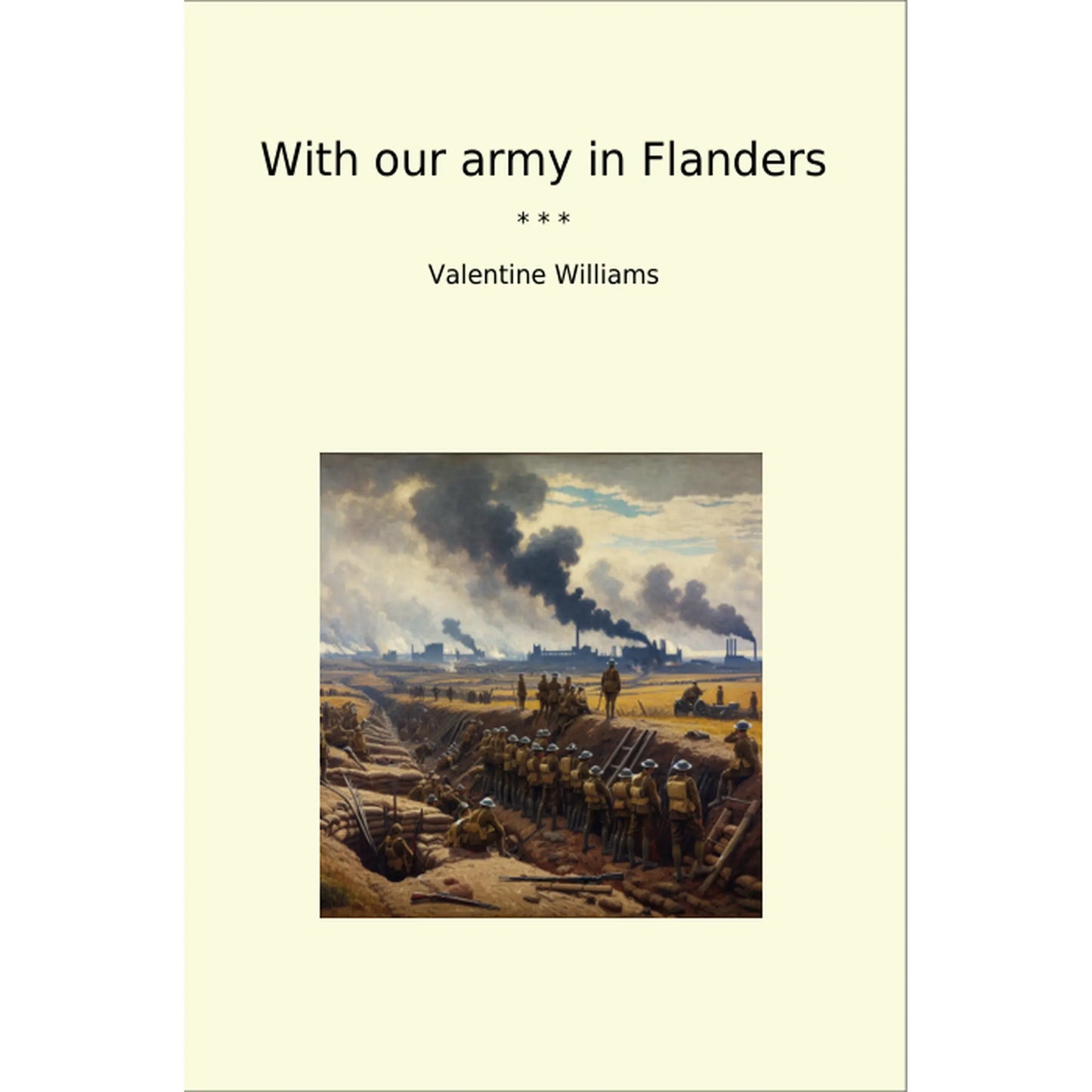 Book cover With our army in Flanders