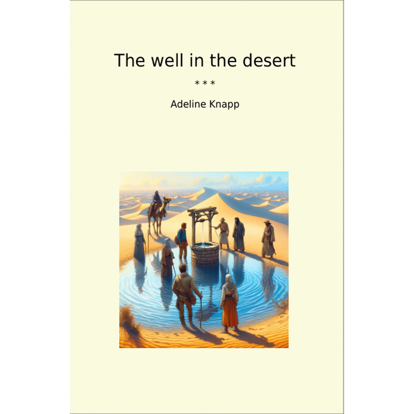 Book cover The well in the desert