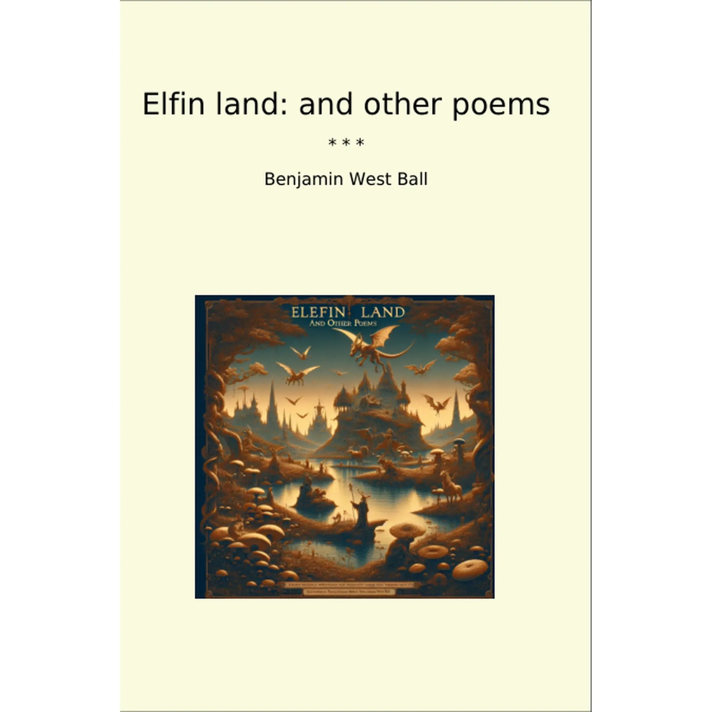 Book cover Elfin land: and other poems