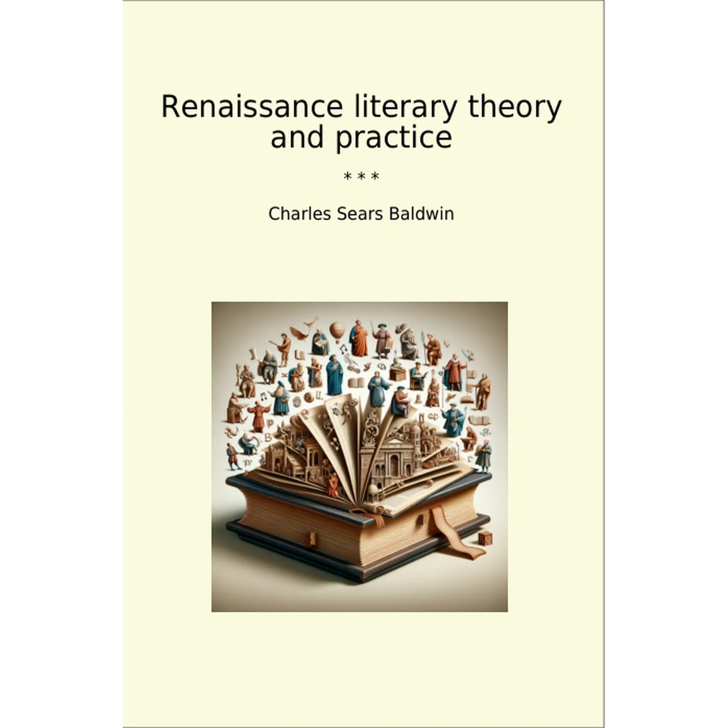 Book cover Renaissance literary theory and practice
