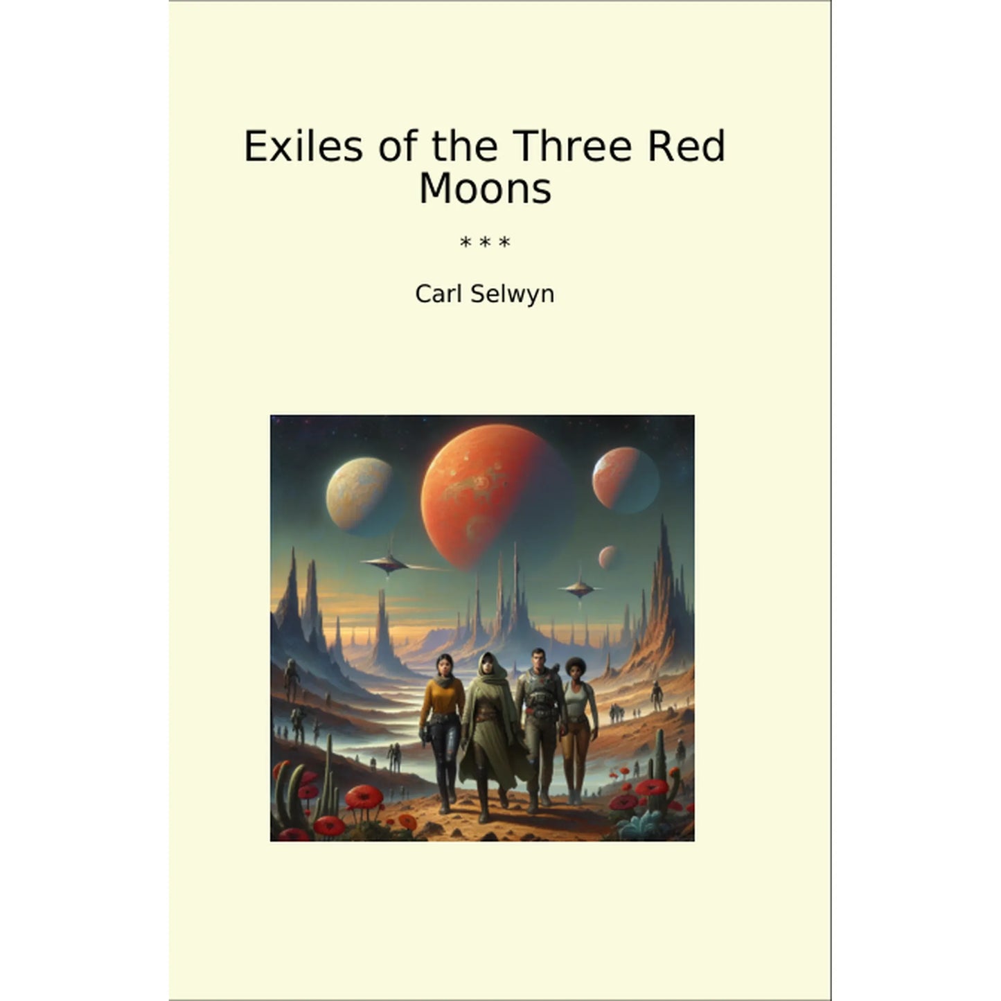 Book cover Exiles of the Three Red Moons