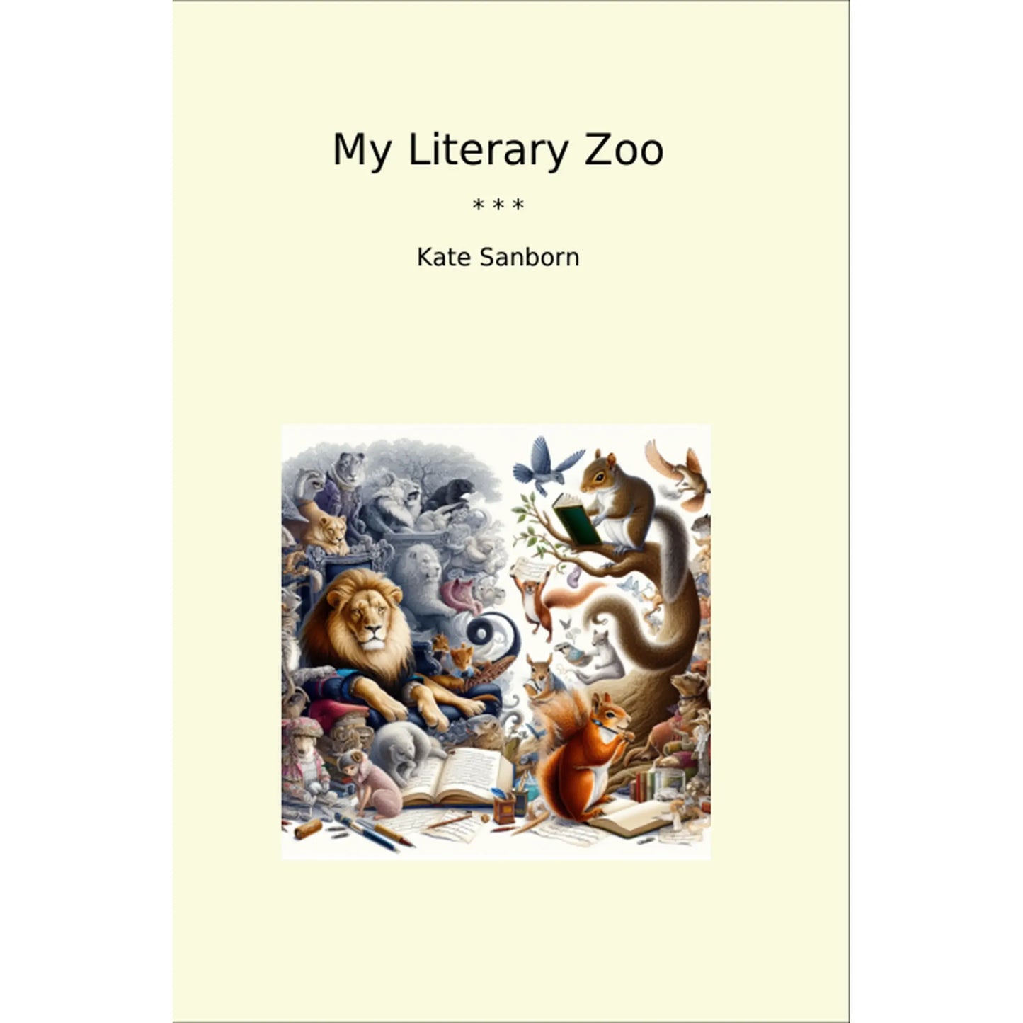 Book cover My Literary Zoo