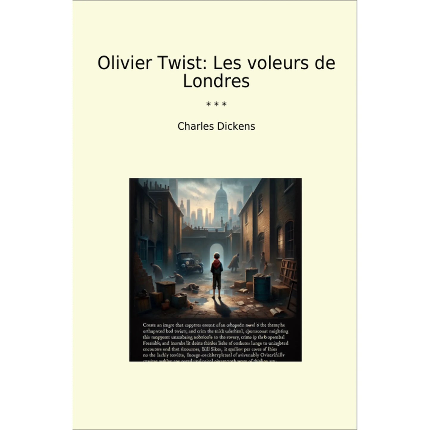 Book cover Olivier Twist: Les voleurs de Londres