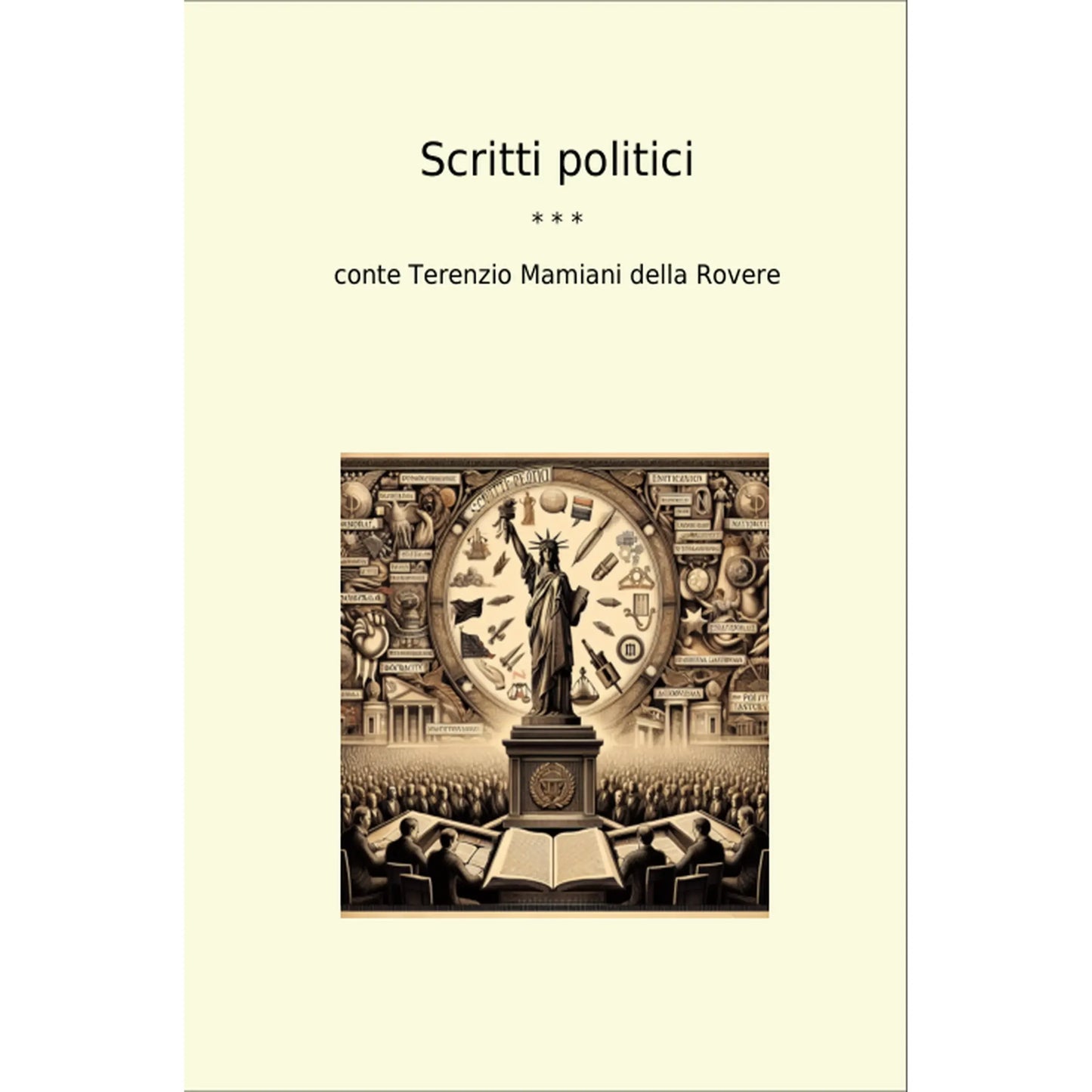 Book cover Scritti politici