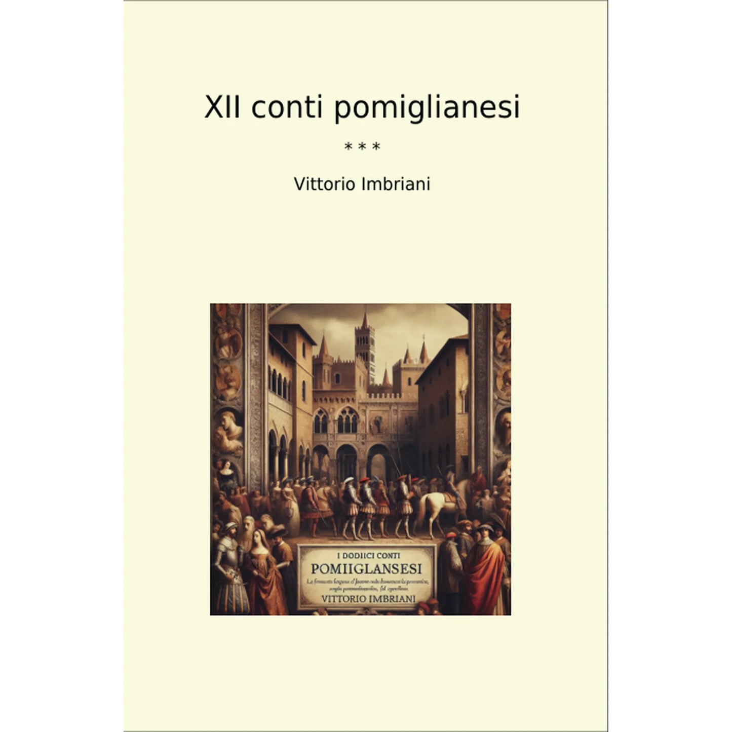 Book cover XII conti pomiglianesi