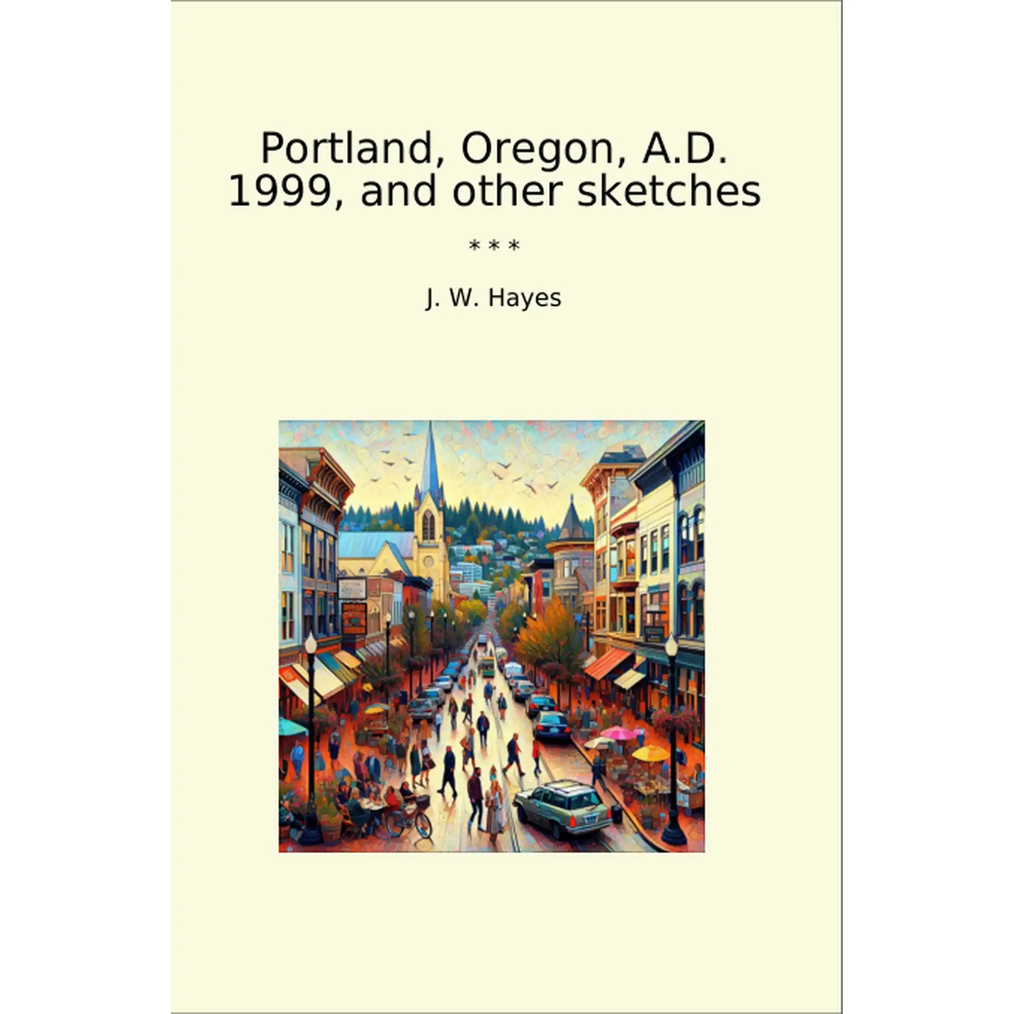 Book cover Portland, Oregon, A.D. 1999, and other sketches