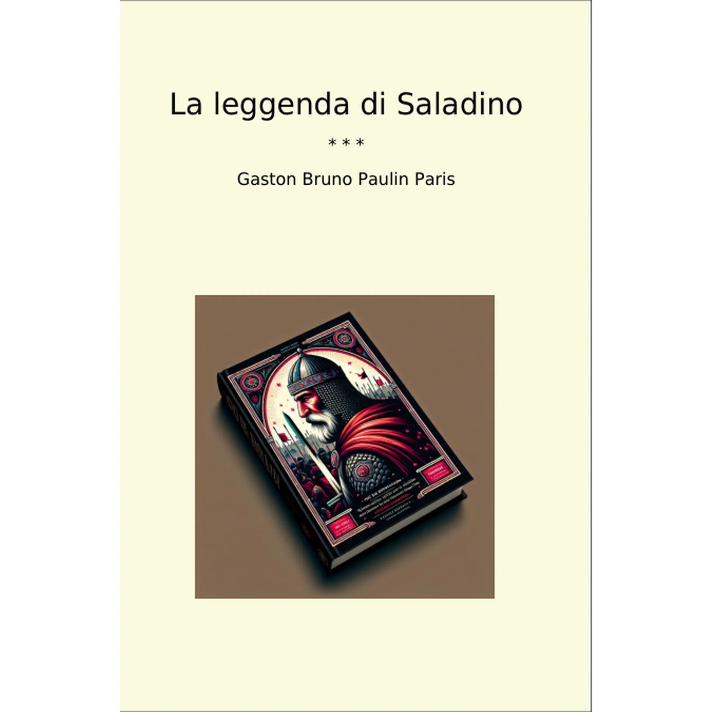 Book cover La leggenda di Saladino