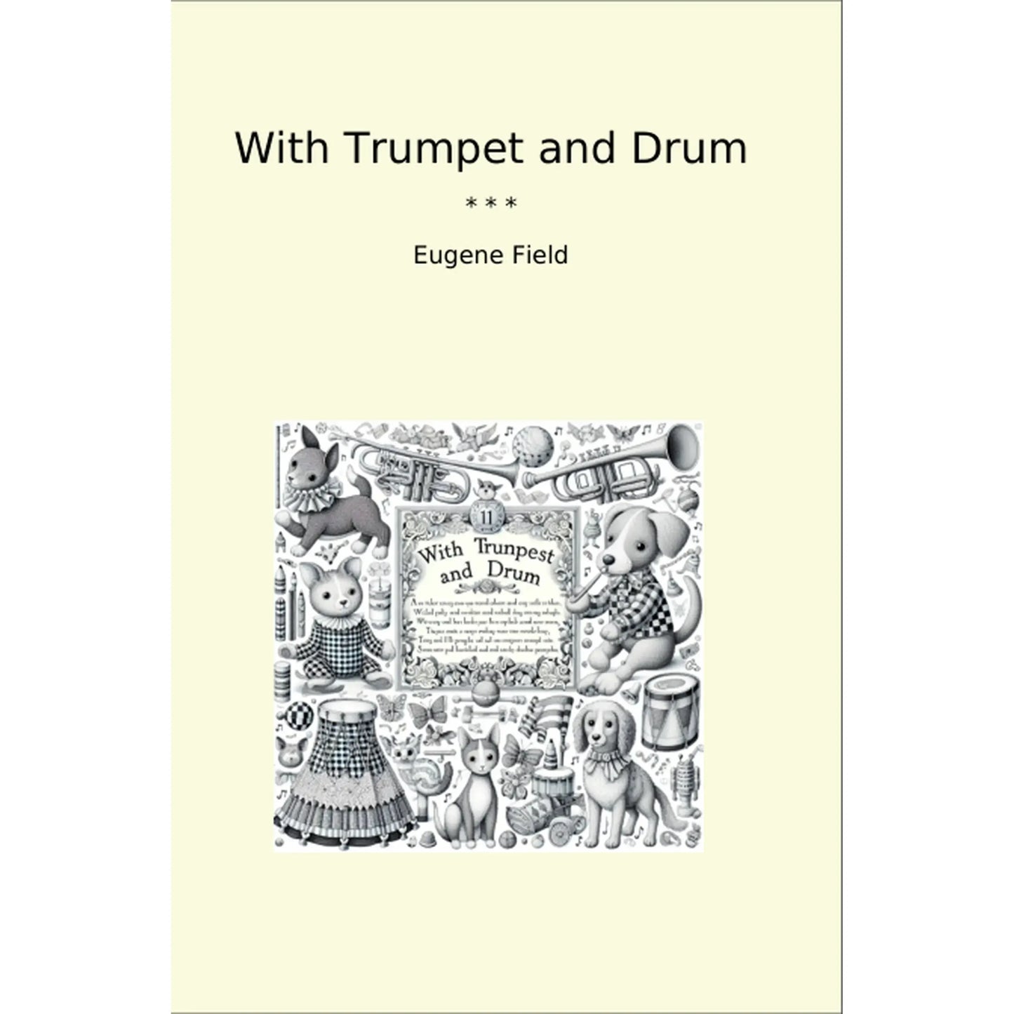 Book cover With Trumpet and Drum