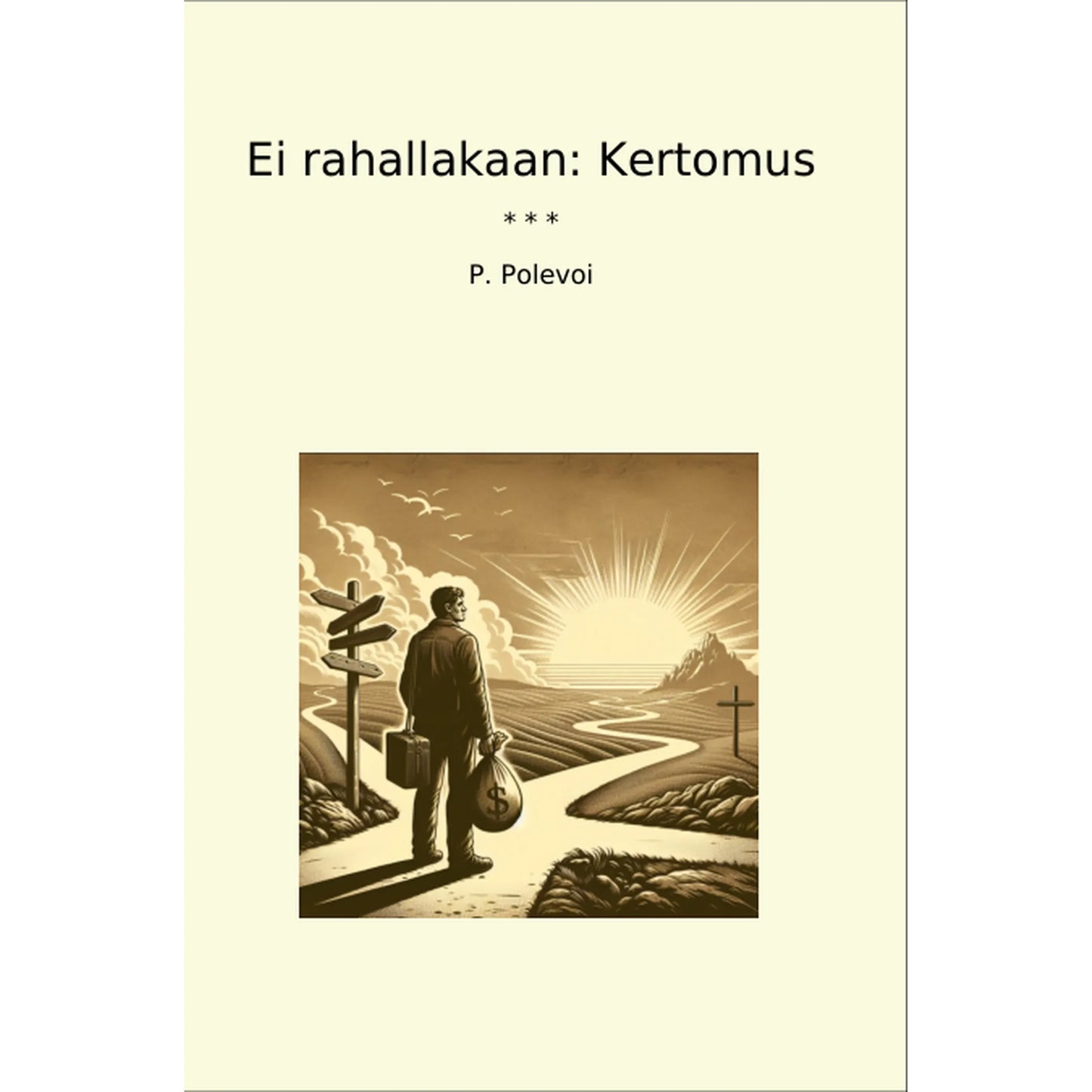 Book cover Ei rahallakaan: Kertomus