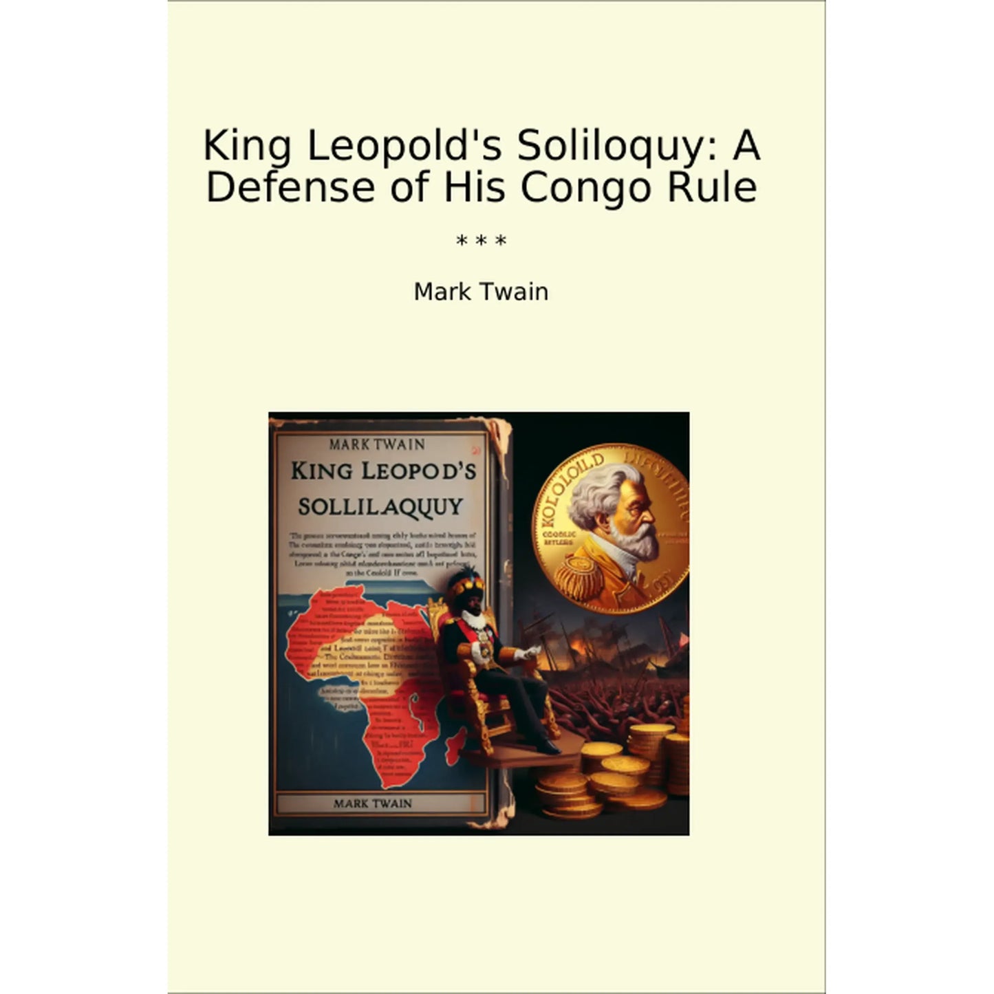 Book cover King Leopold's Soliloquy: A Defense of His Congo Rule