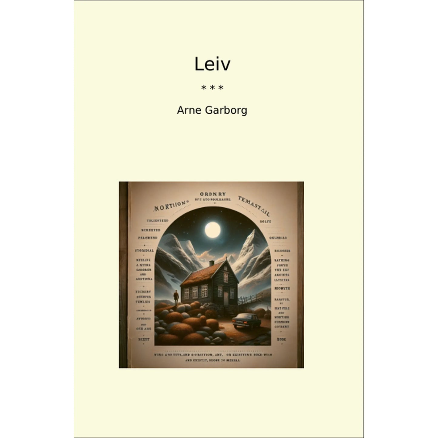 Book cover Leiv