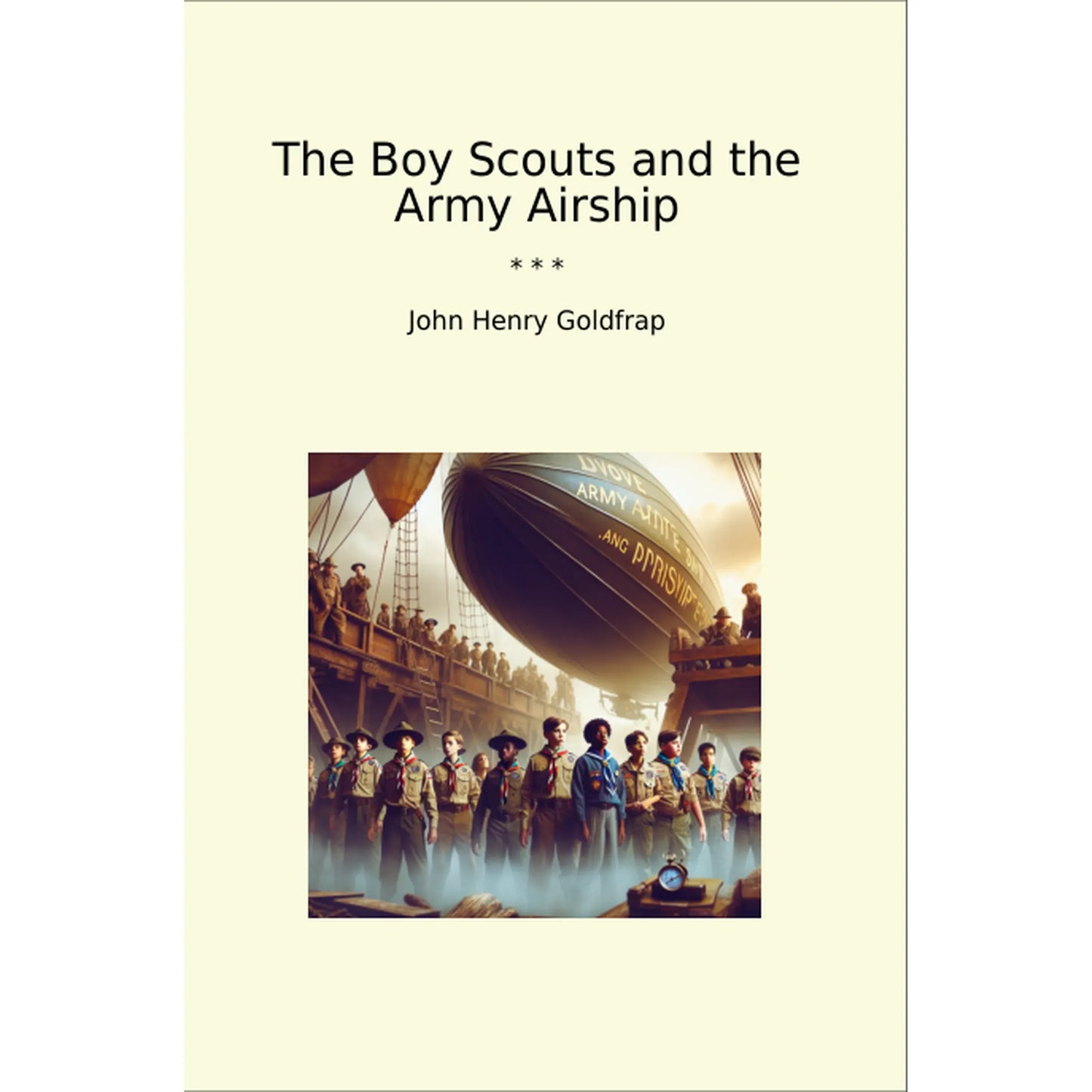 Book cover The Boy Scouts and the Army Airship