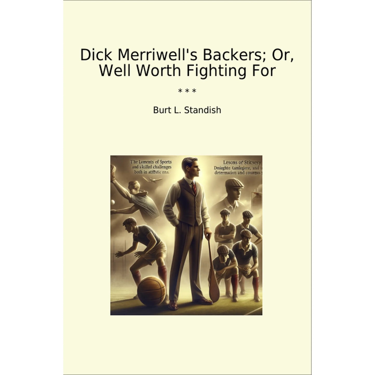 Book cover Dick Merriwell's Backers; Or, Well Worth Fighting For