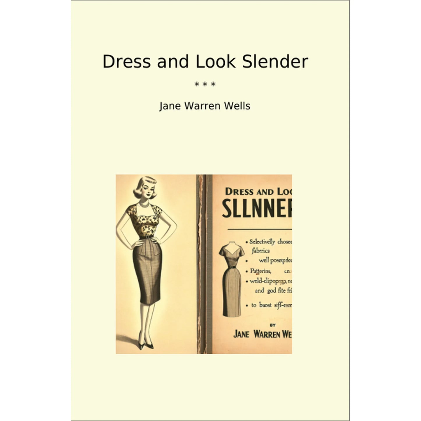 Book cover Dress and Look Slender