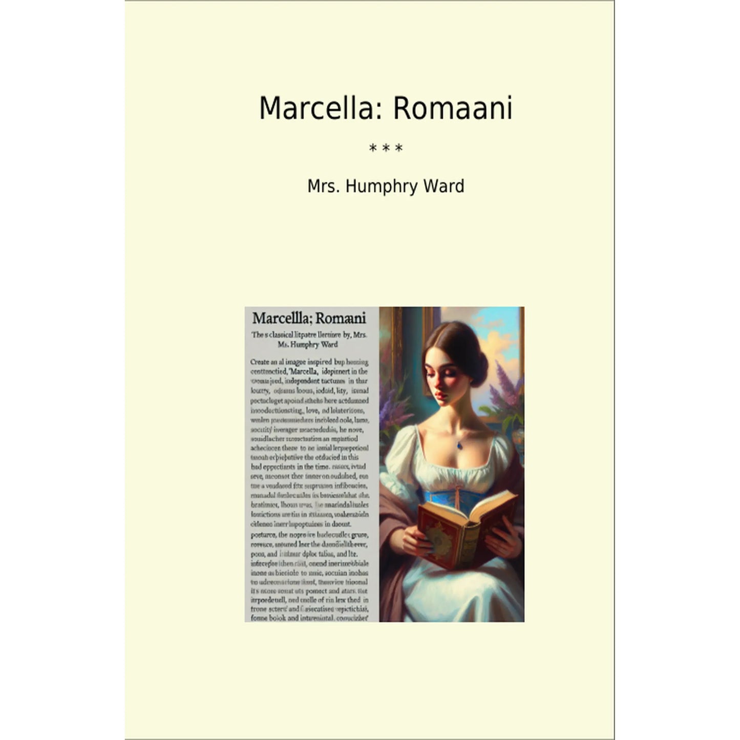 Book cover Marcella: Romaani