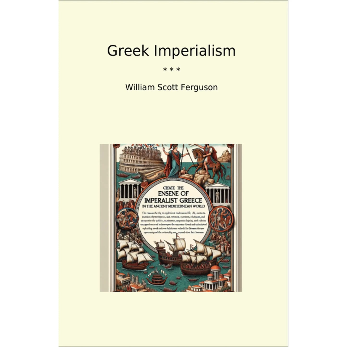 Book cover Greek Imperialism
