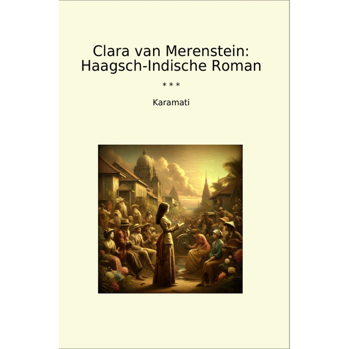 Book cover Clara van Merenstein: Haagsch-Indische Roman