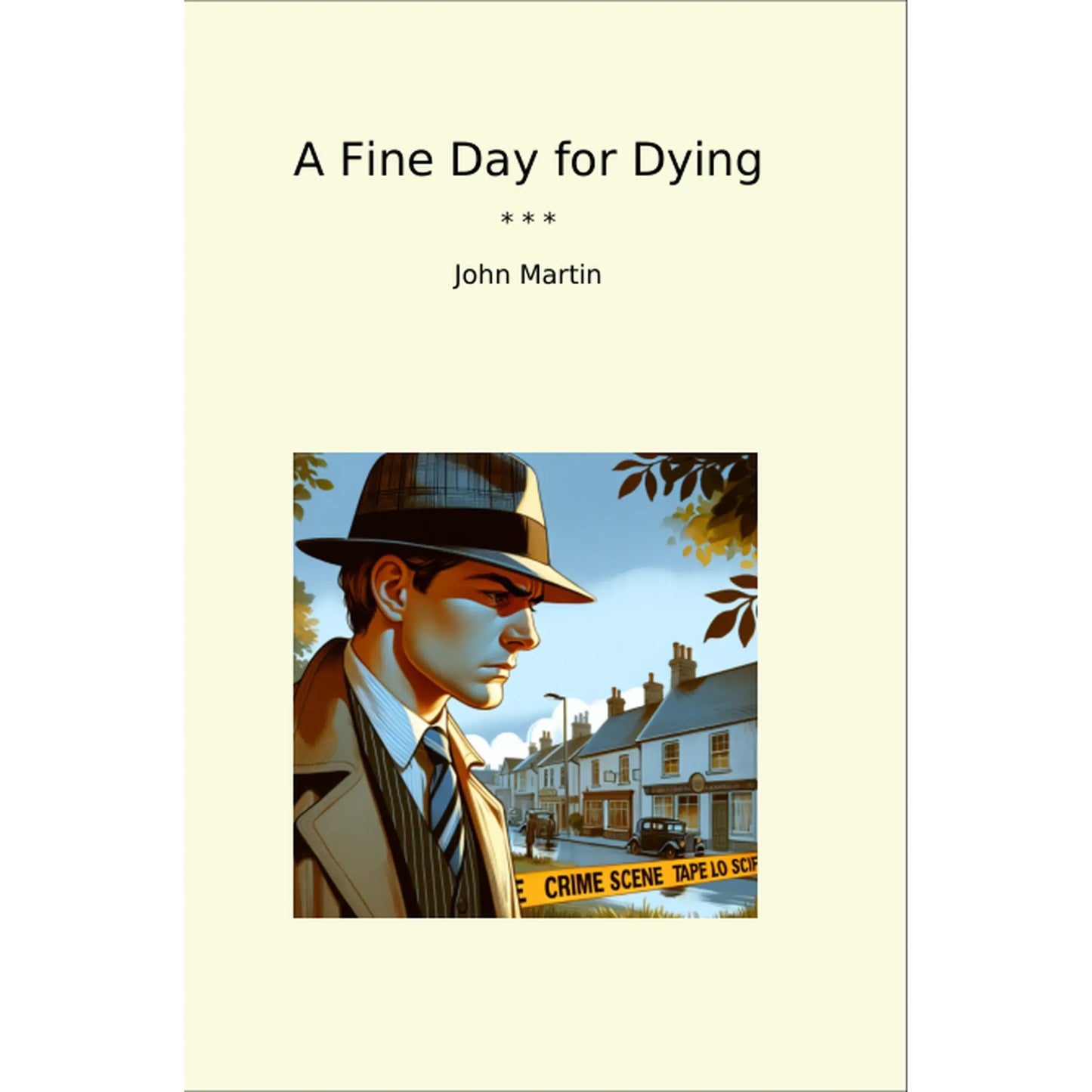 Book cover A Fine Day for Dying