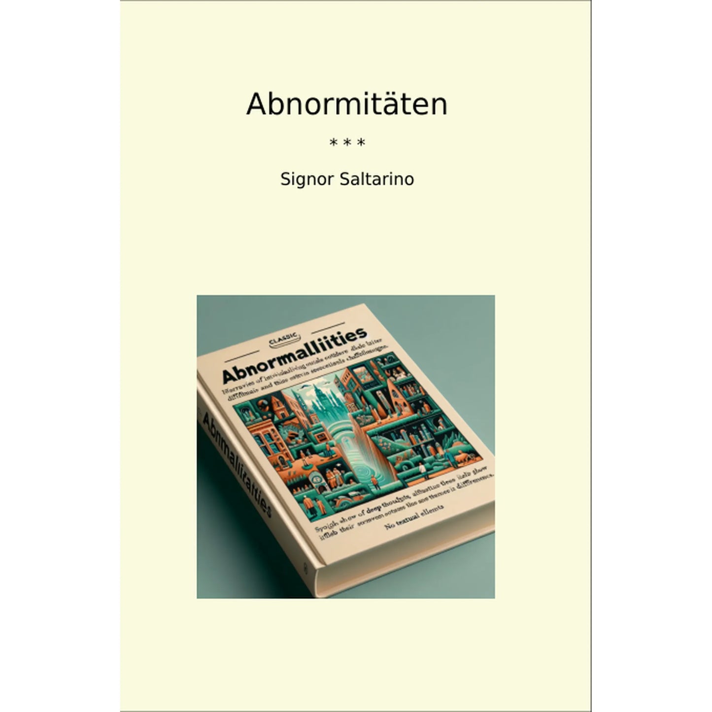 Book cover Abnormitäten