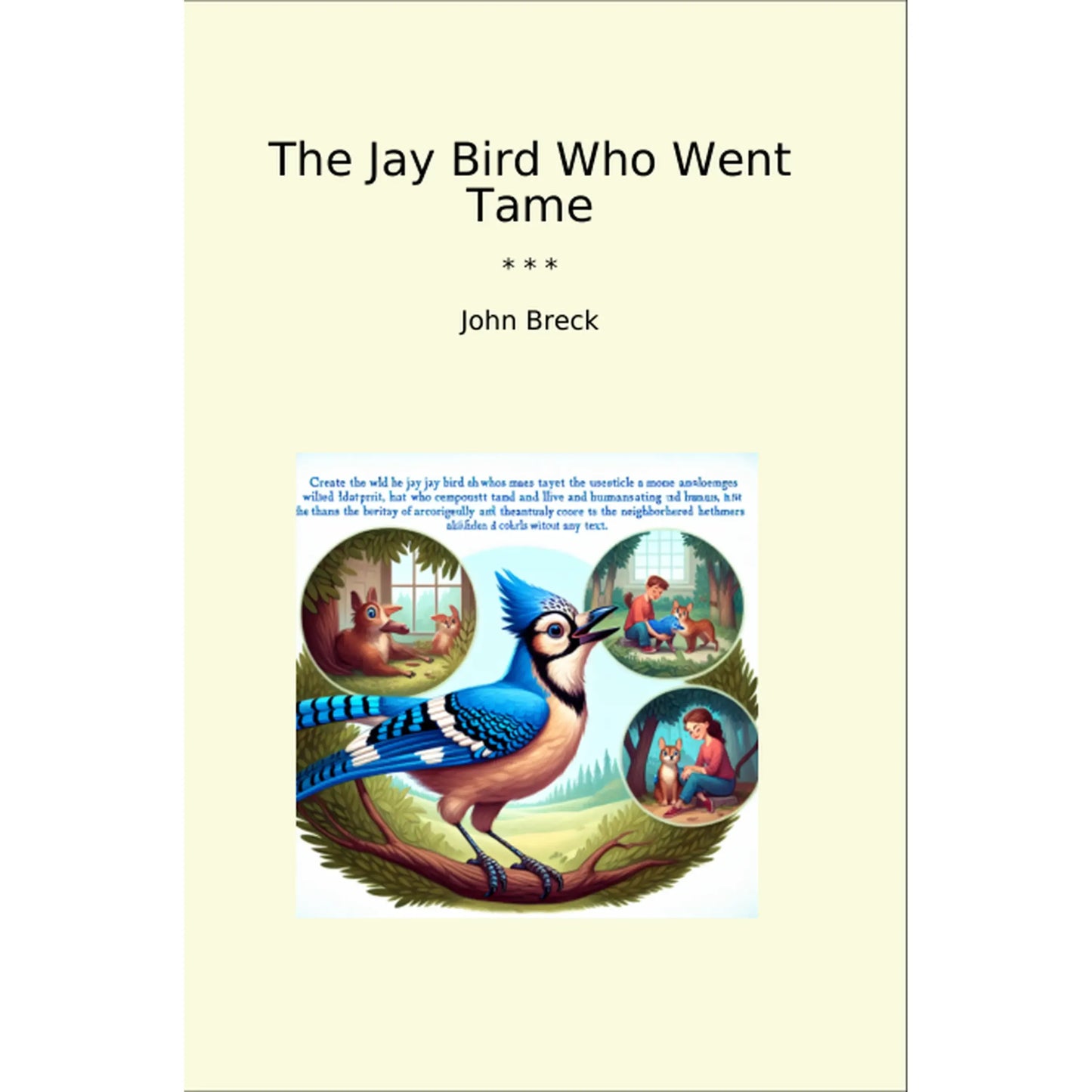 Book cover The Jay Bird Who Went Tame