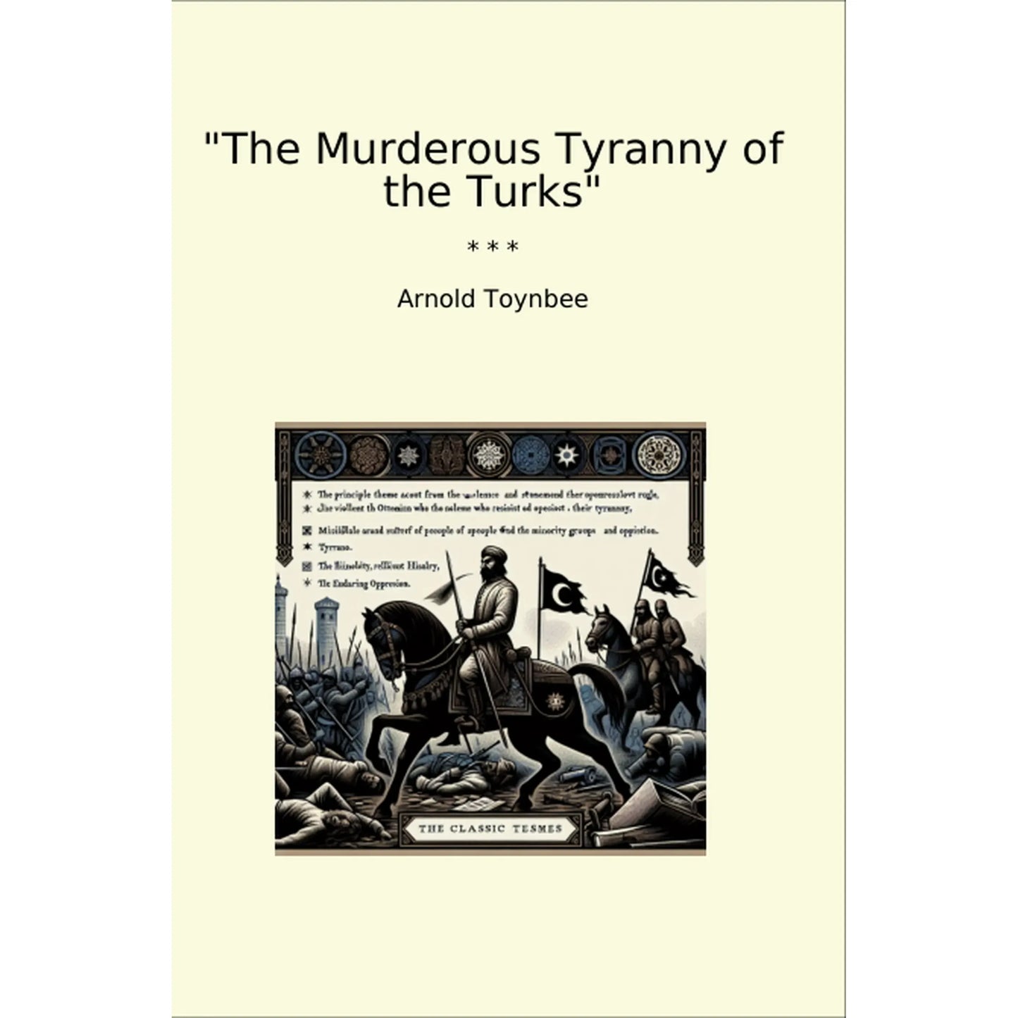Book cover "The Murderous Tyranny of the Turks"