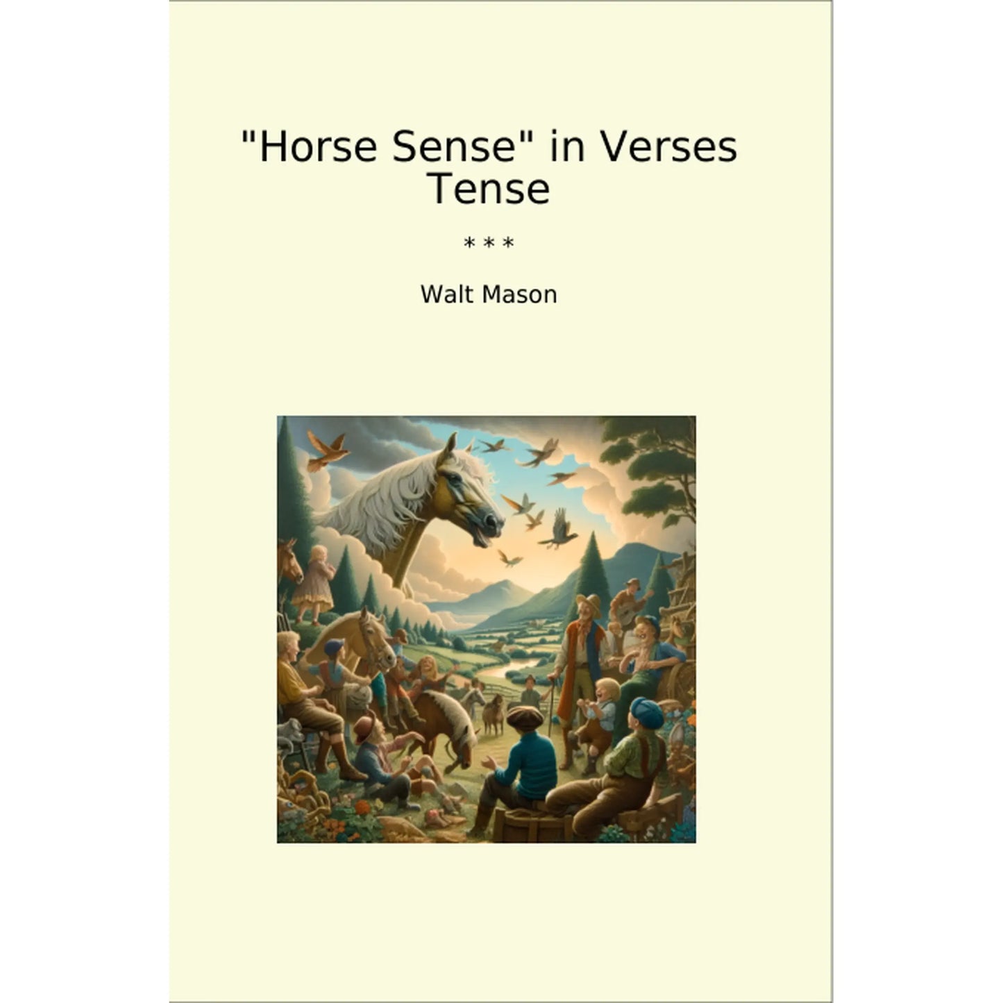 Book cover "Horse Sense" in Verses Tense