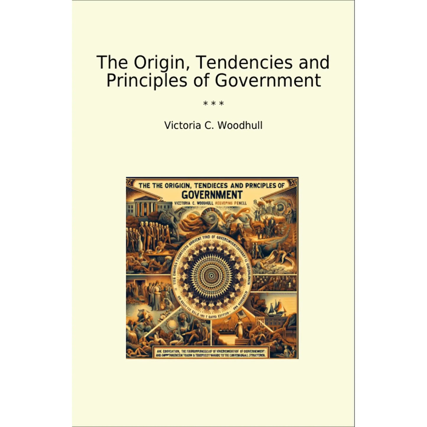 Book cover The Origin, Tendencies and Principles of Government