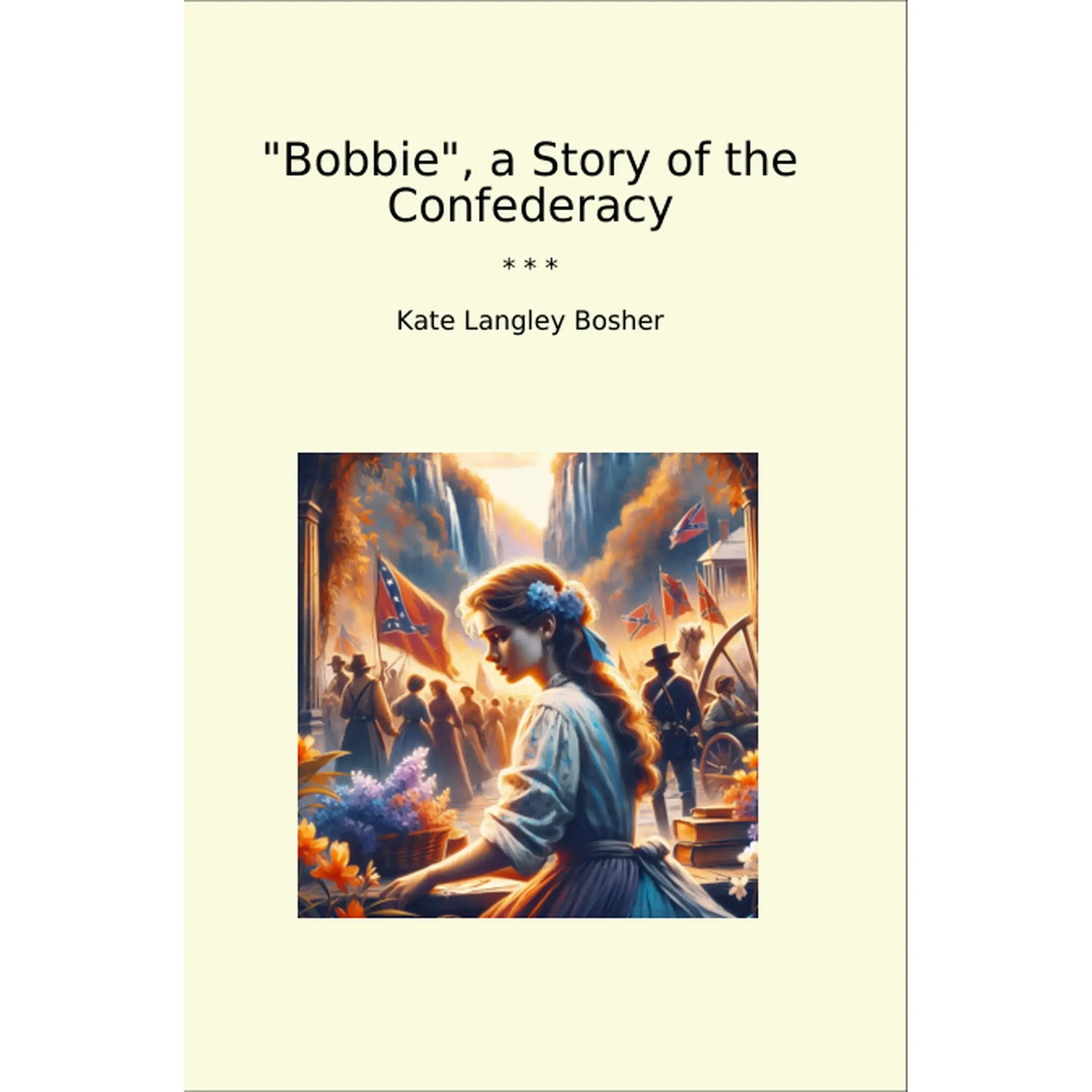 Book cover "Bobbie", a Story of the Confederacy