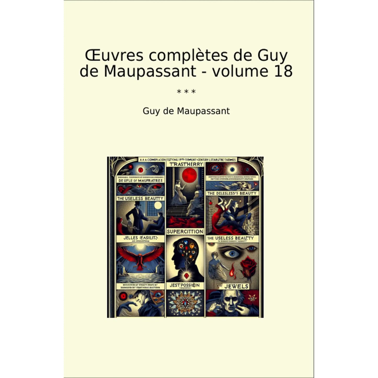 Book cover Œuvres complètes de Guy de Maupassant - volume 18