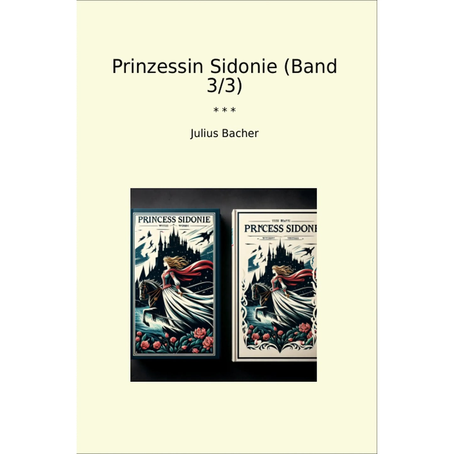 Book cover Prinzessin Sidonie (Band 3/3)