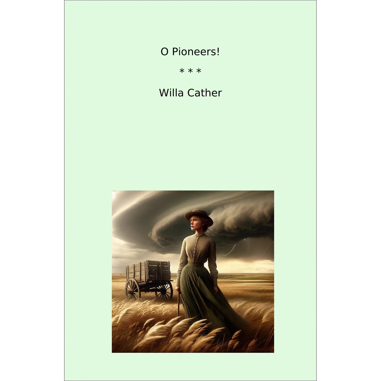 Book cover O Pioneers!