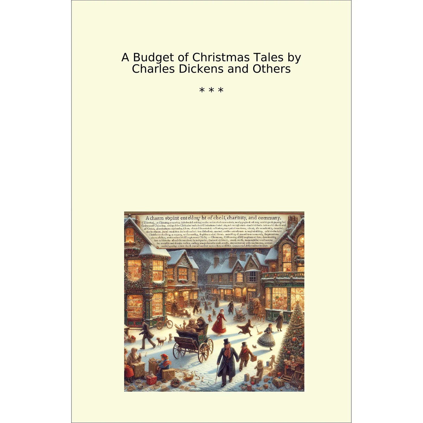 Book cover A Budget of Christmas Tales by Charles Dickens and Others