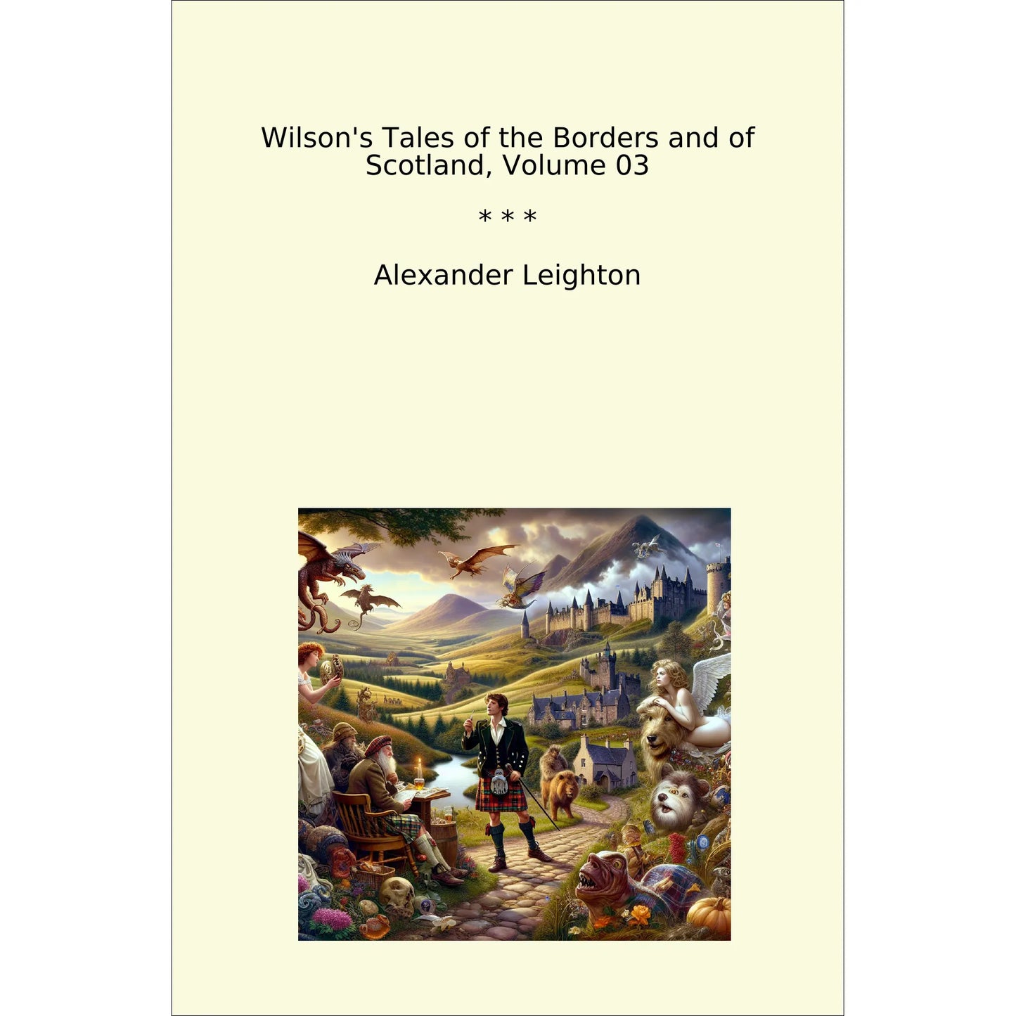 Book cover Wilson's Tales of the Borders and of Scotland, Volume 03