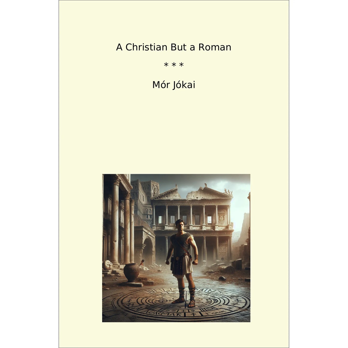 Book cover A Christian But a Roman