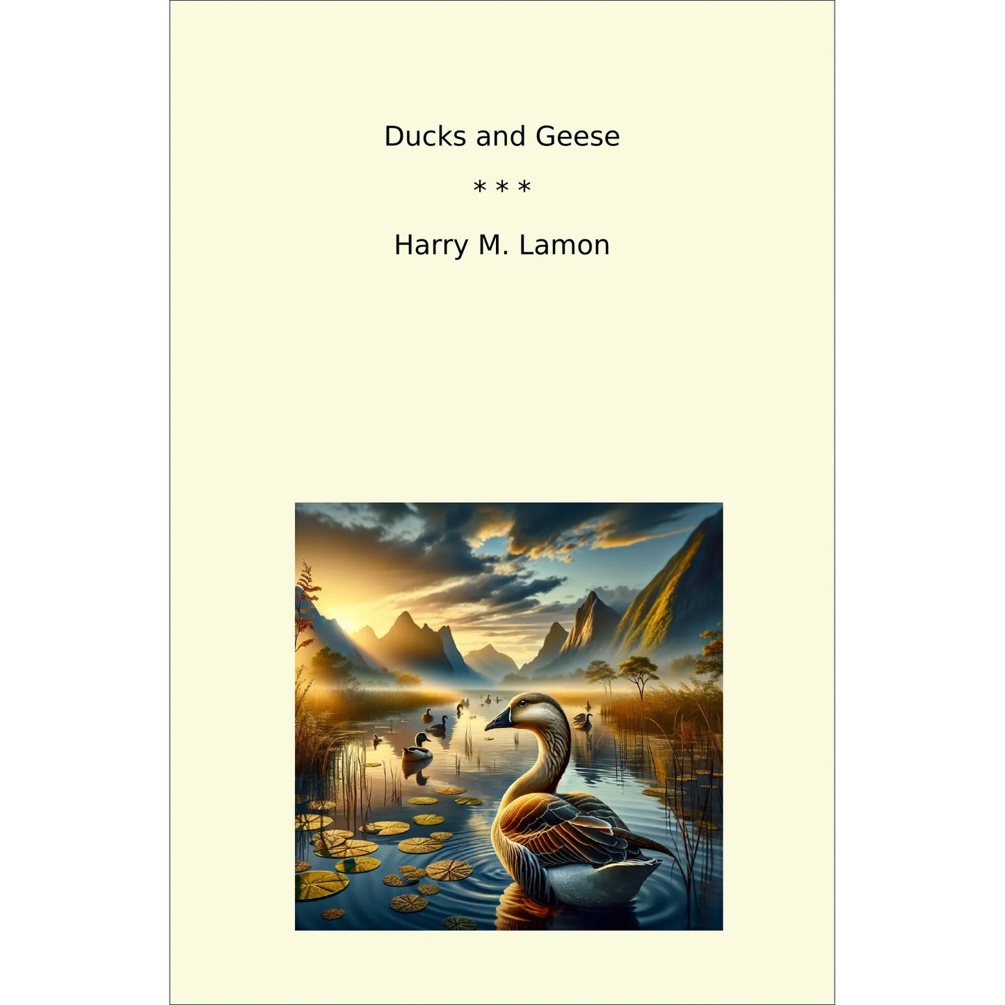 Book cover Ducks and Geese