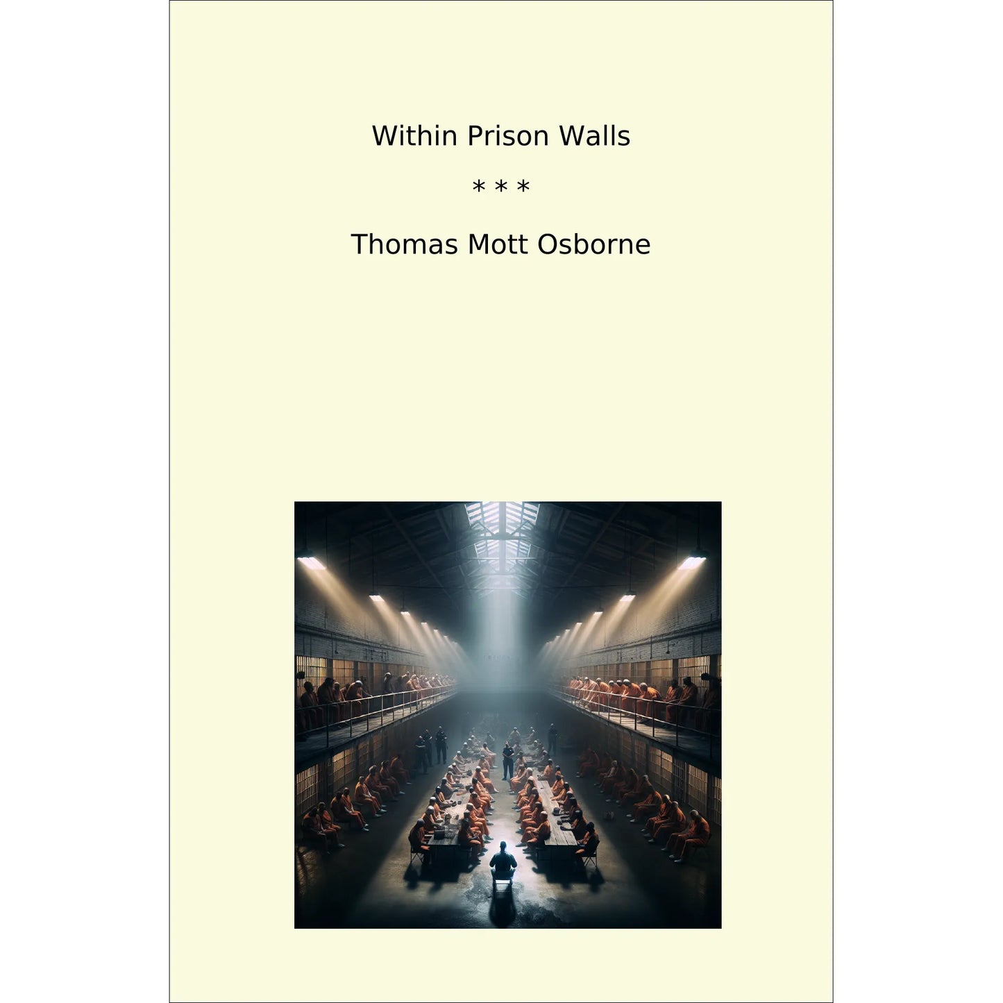 Book cover Within Prison Walls