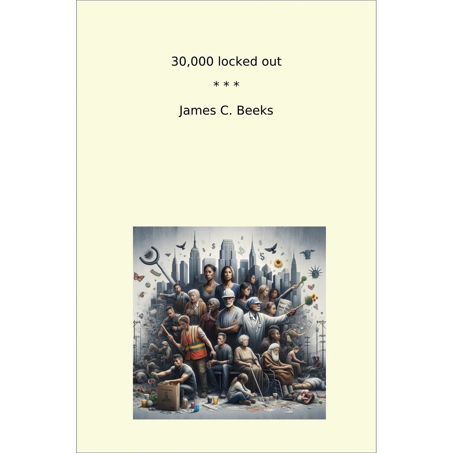 Book cover 30,000 locked out