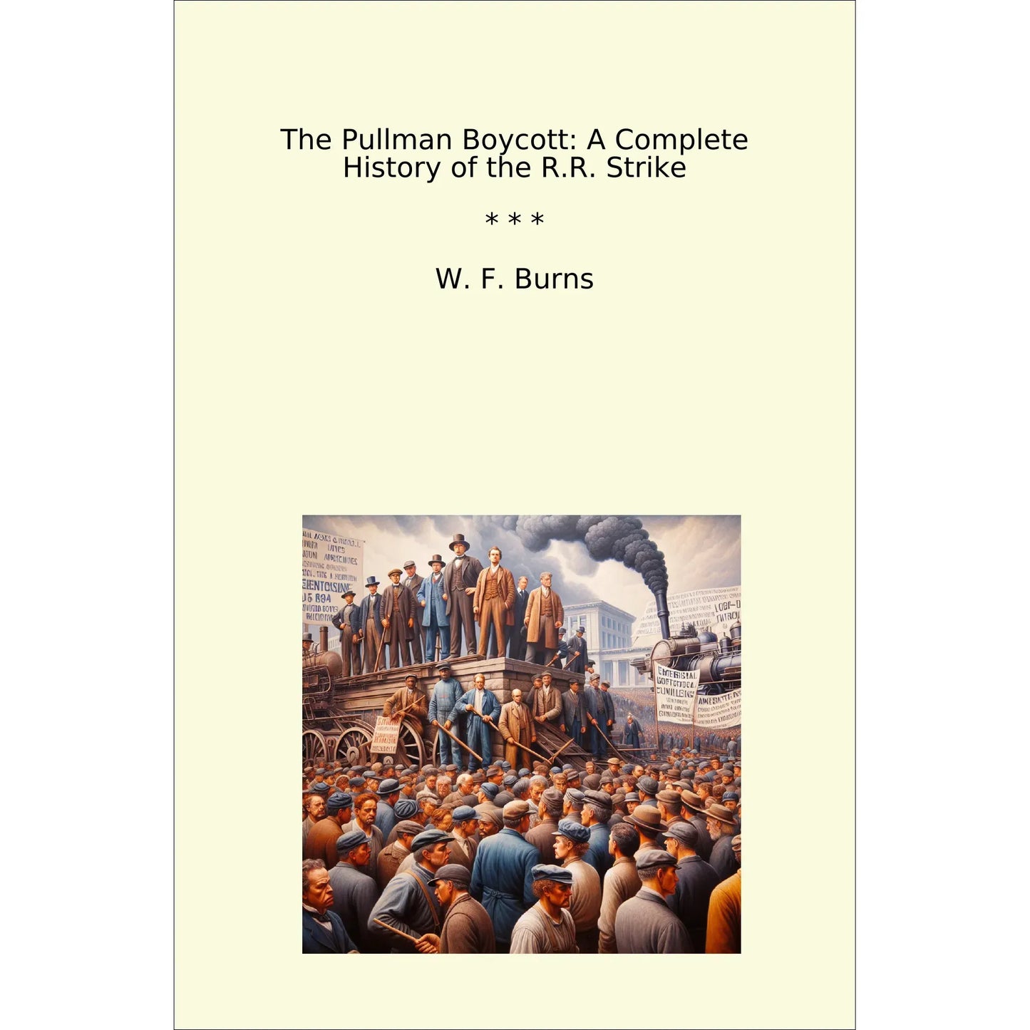 Book cover The Pullman Boycott: A Complete History of the R.R. Strike