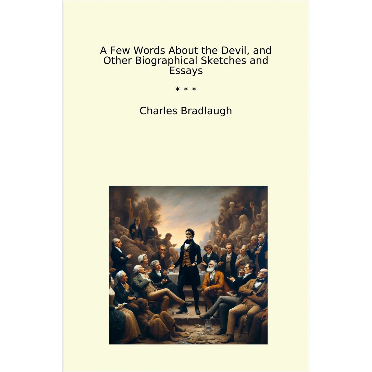 Book cover A Few Words About the Devil, and Other Biographical Sketches and Essays
