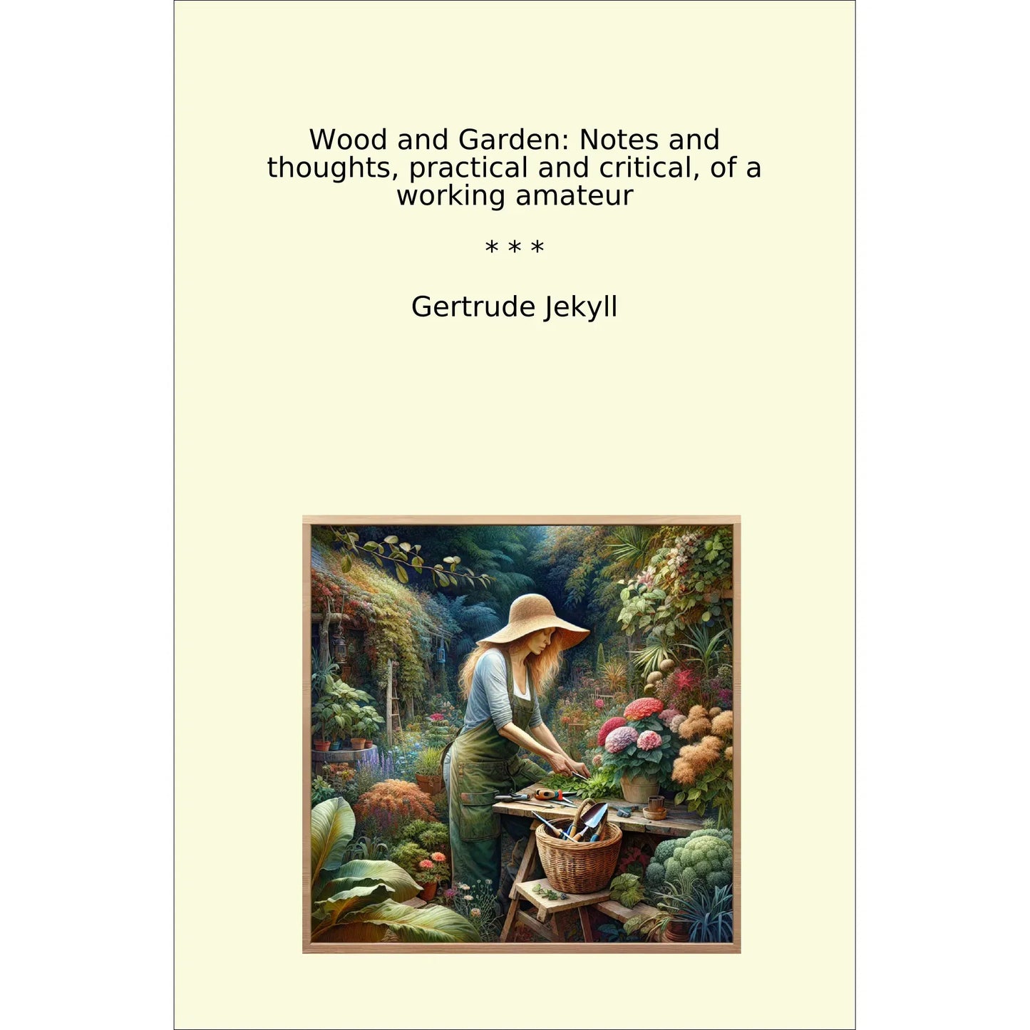 Book cover Wood and Garden: Notes and thoughts, practical and critical, of a working amateur
