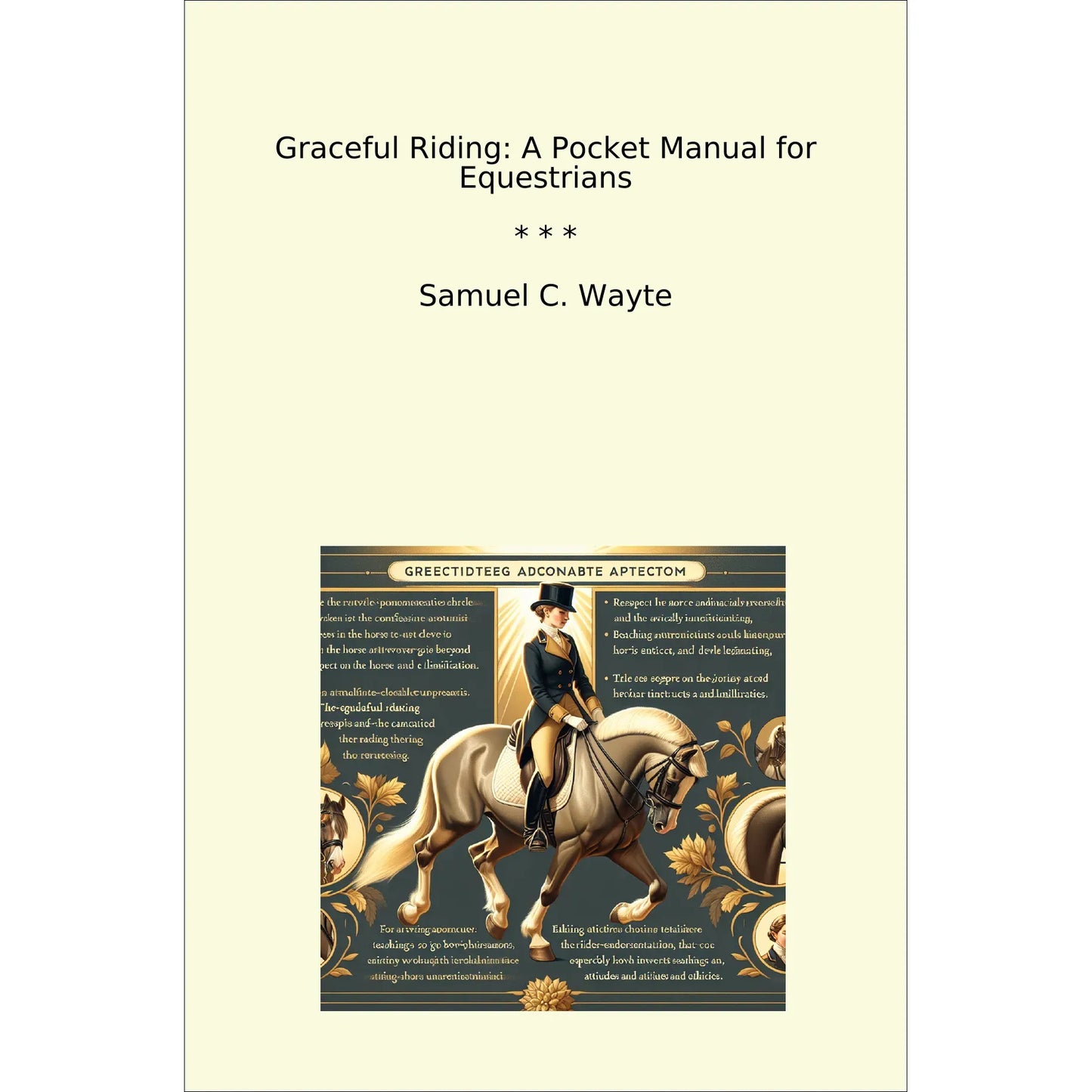 Book cover Graceful Riding: A Pocket Manual for Equestrians
