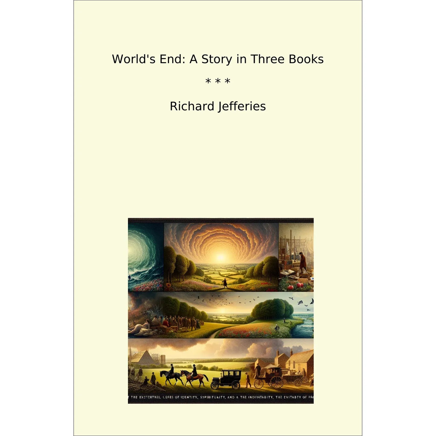 Book cover World's End: A Story in Three Books