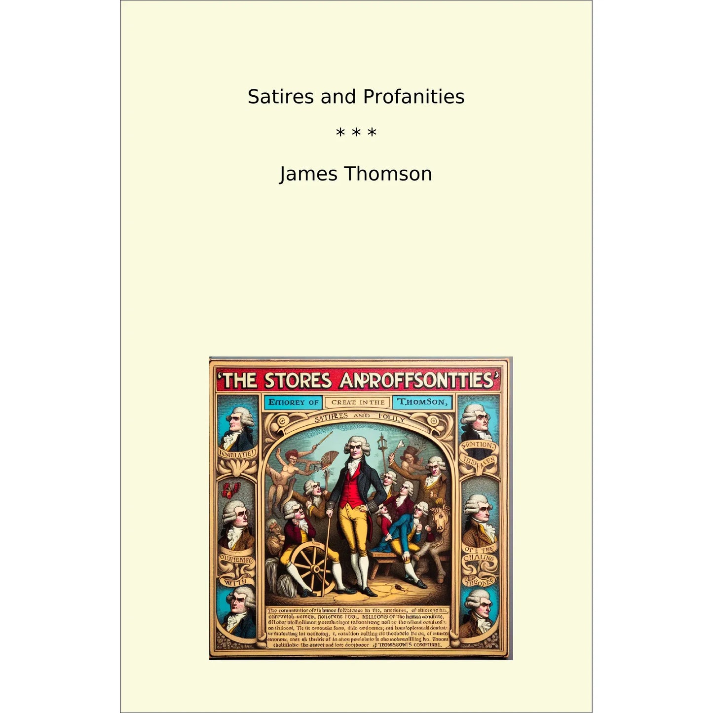 Book cover Satires and Profanities