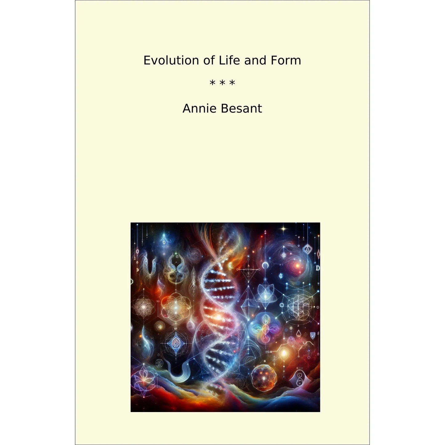 Book cover Evolution of Life and Form
