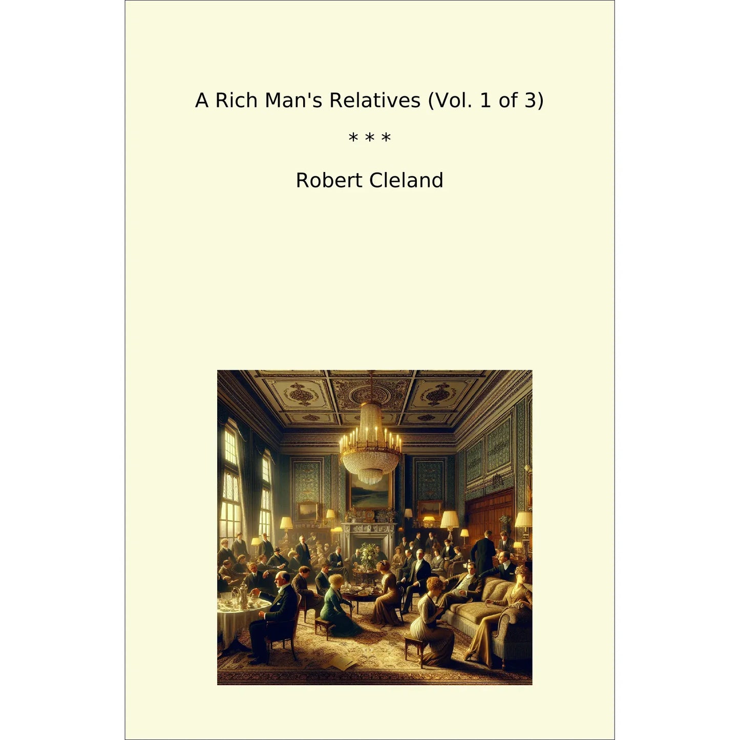 Book cover A Rich Man's Relatives (Vol. 1 of 3)