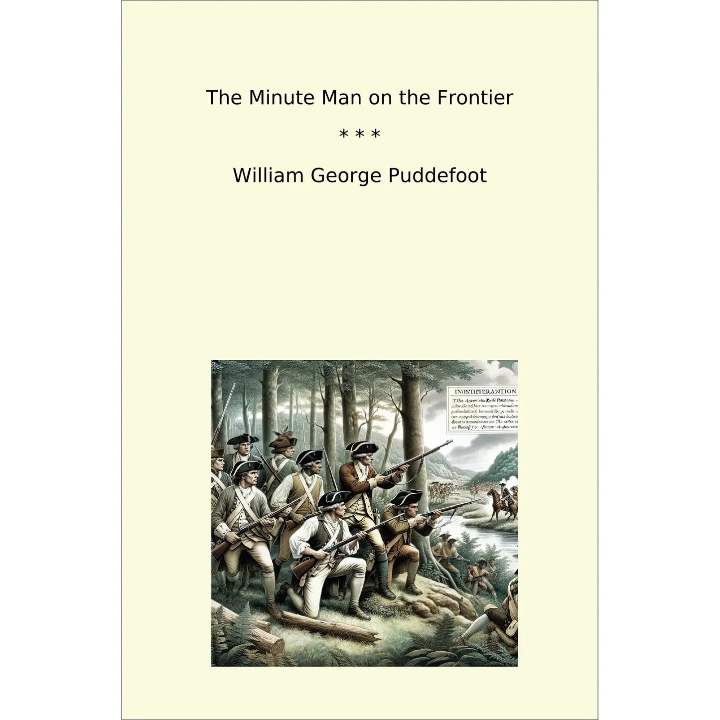 Book cover The Minute Man on the Frontier