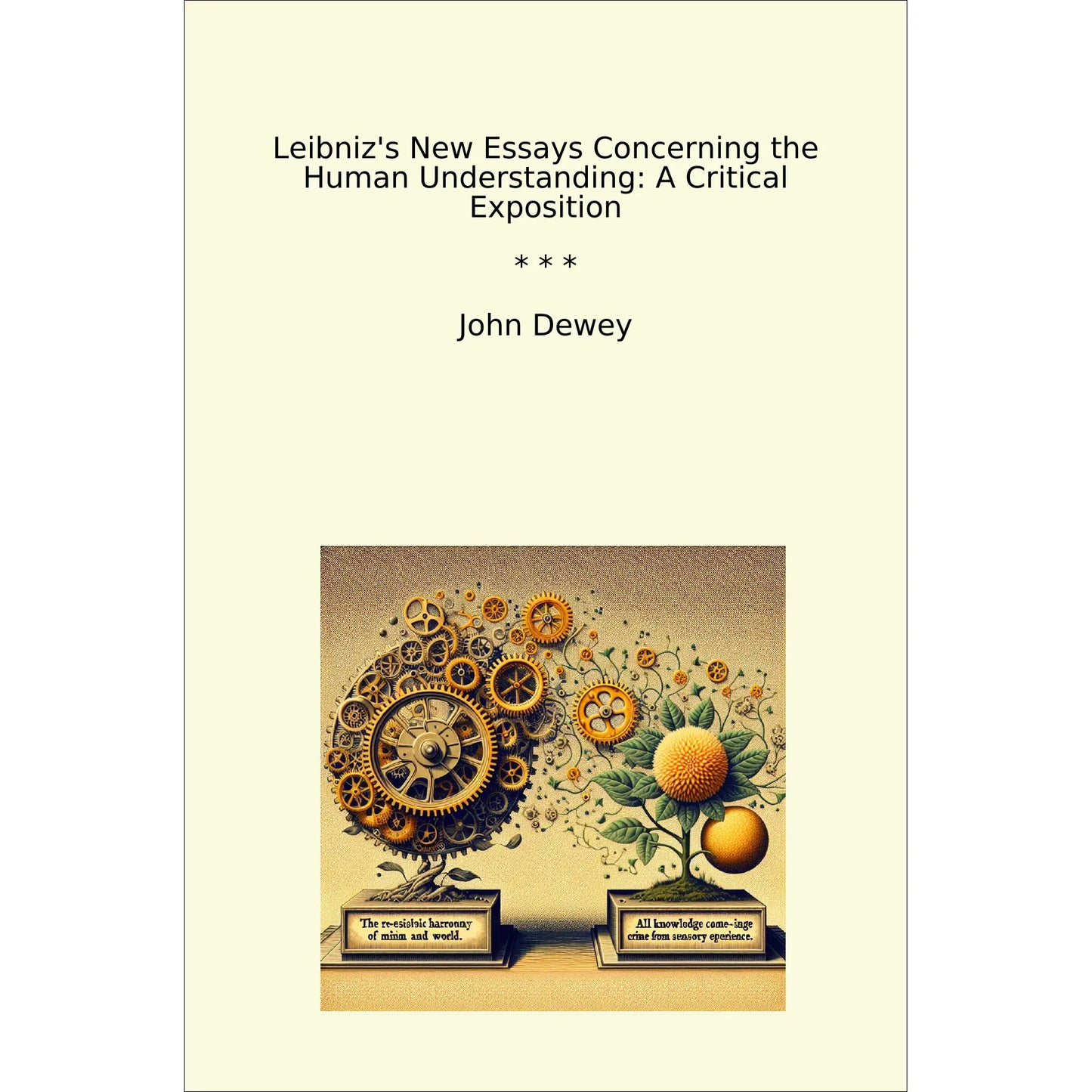 Book cover Leibniz's New Essays Concerning the Human Understanding: A Critical Exposition