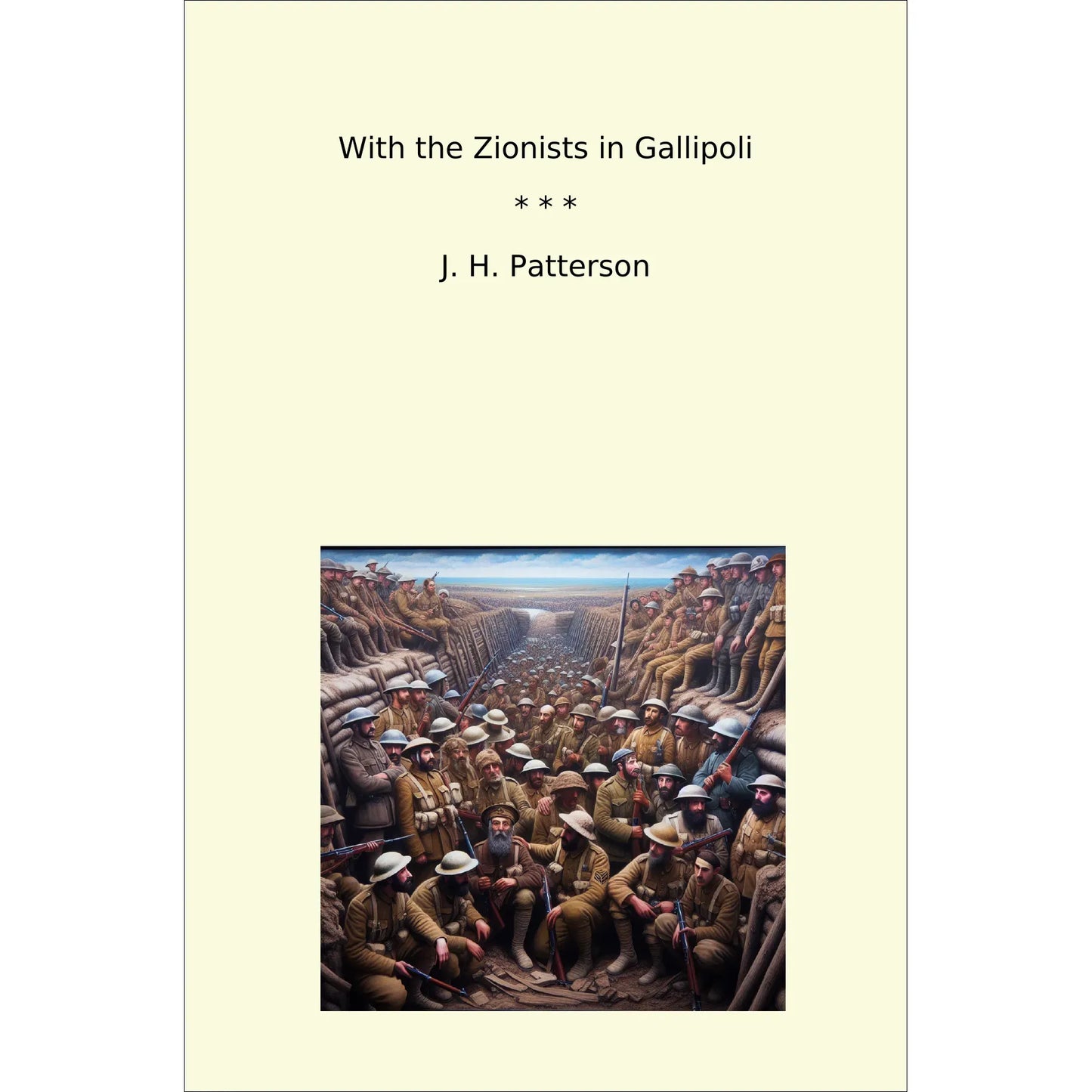 Book cover With the Zionists in Gallipoli